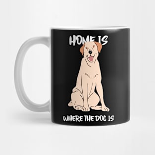 Home is where the dog is Mug